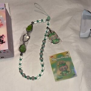Pop Mart Big Into Energy Phone Charm SERENITY 💚